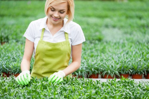Low-carbon van used for sustainable garden work